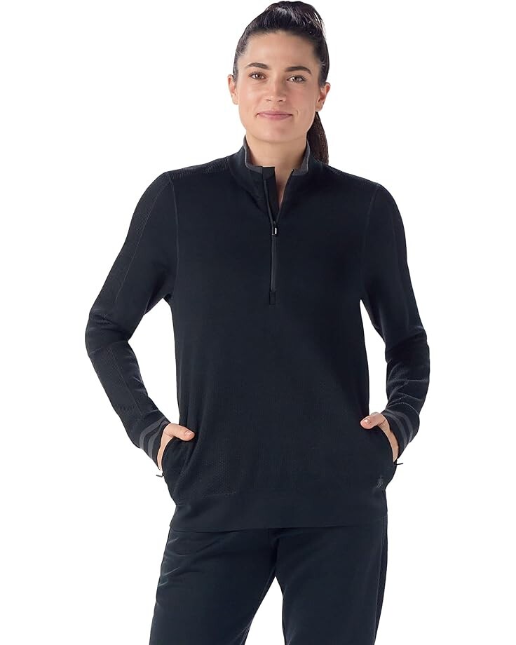 

Толстовка Smartwool Intraknit Merino Tech 1/2 Zip, цвет Black-Charcoal