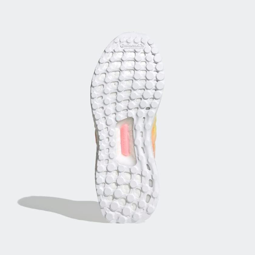 Беговые кроссовки Adidas Unisex-Child Ultraboost 5.0 DNA (для больших детей), белый/розовый/светло-розовый — фото 3