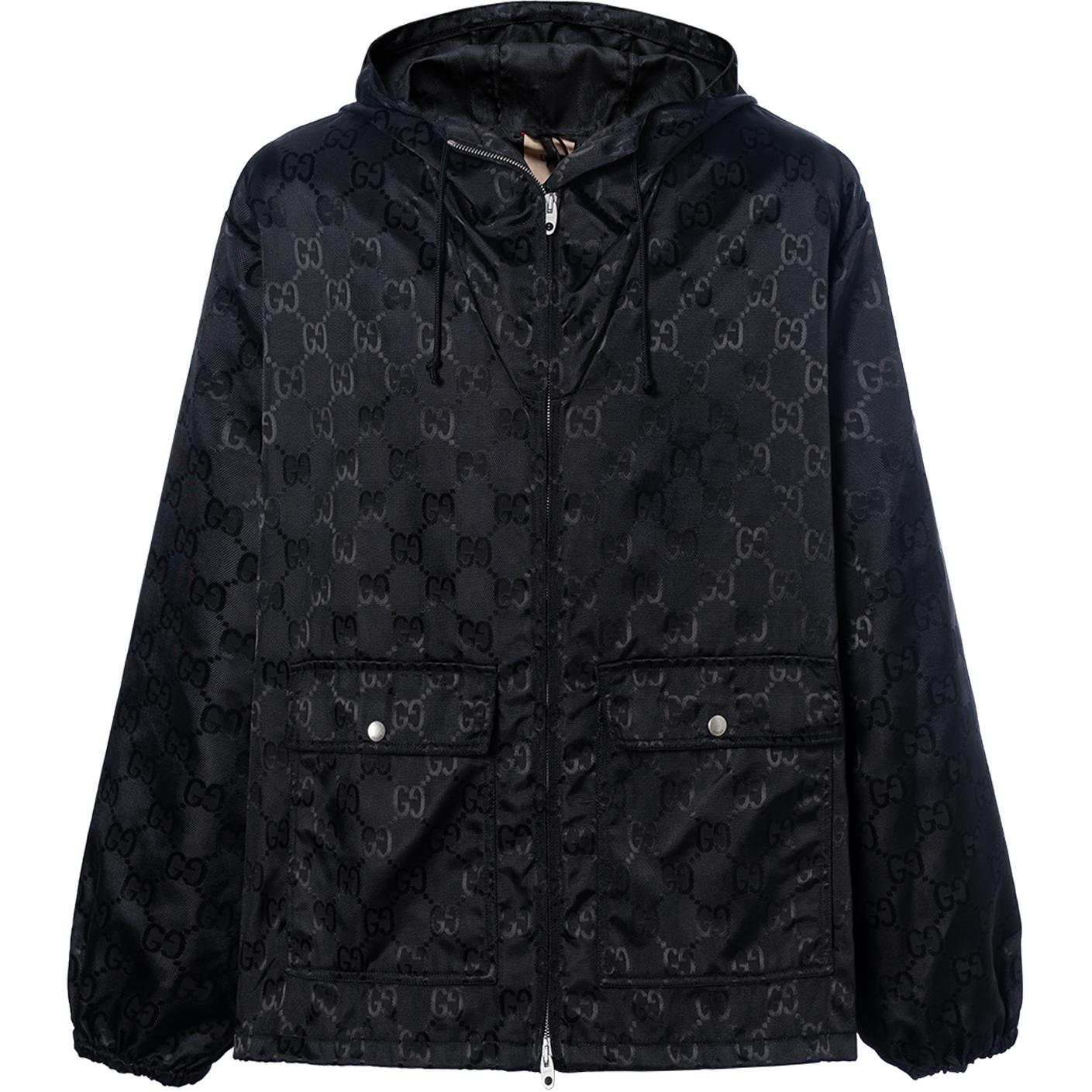 

Куртка Off The Grid Gg с капюшоном GUCCI, черная, Черный, Куртка Off The Grid Gg с капюшоном GUCCI, черная