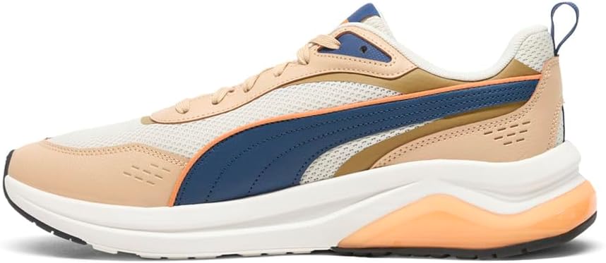 Мужские кроссовки PUMA Amplifier Retro со шнуровкой, повседневные - белые — фото 3