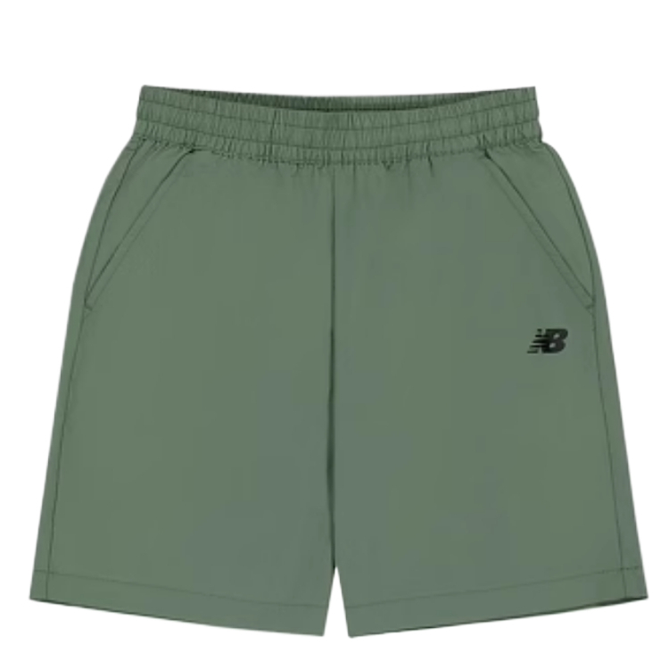 New Balance Повседневный спортивный костюм nb 2 предмета серо-зеленый для детей 3-7 лет — фото 4