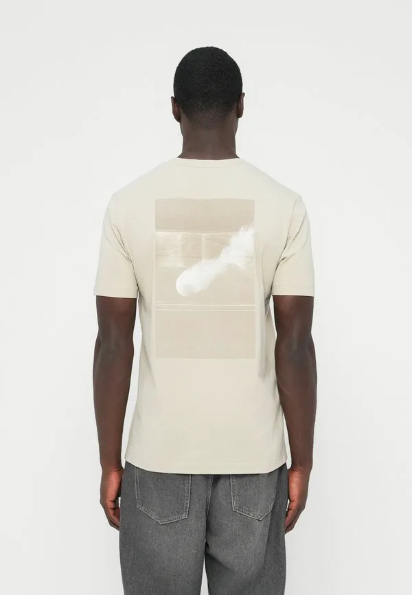 Присоединяйтесь к печати на футболке Boss, Light Beige