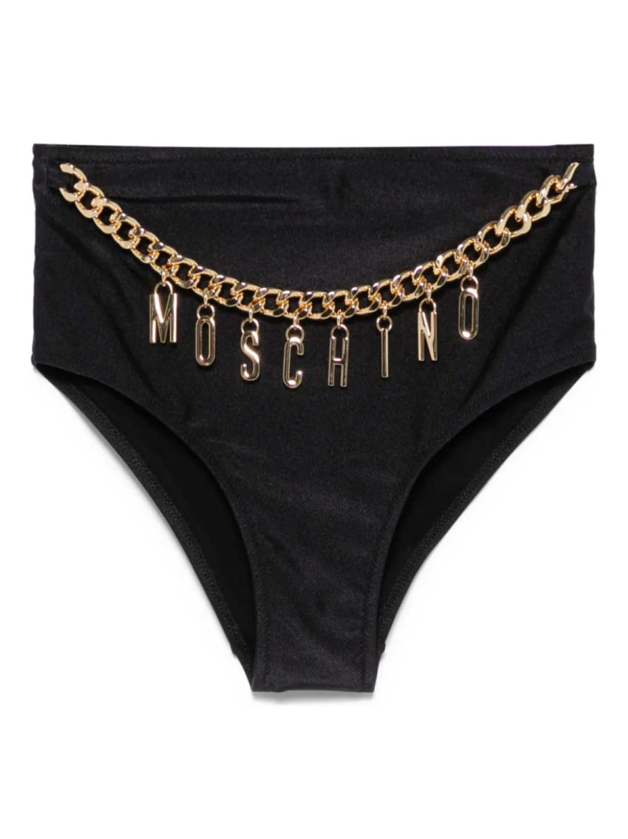 

Moschino плавки бикини с подвеской, черный