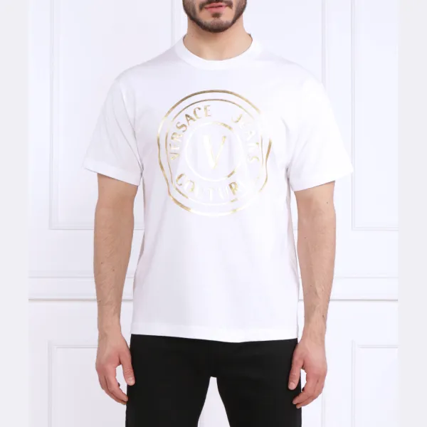 

Футболка стандартного кроя Versace, белый