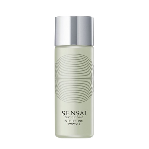 

Отшелушивающая шелковая пудра для лица silky purifying silk peeling powder matcha Sensai, вес 40 гр.