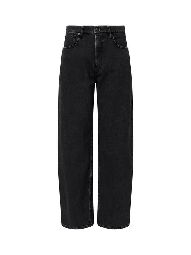 Джинсы Sadie с бочкообразными штанинами AllSaints, Washed Black — фото 4