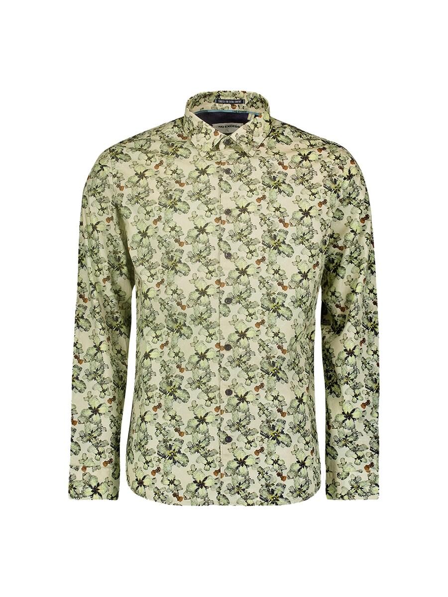 

Рубашка на пуговицах классического кроя No Excess, Green