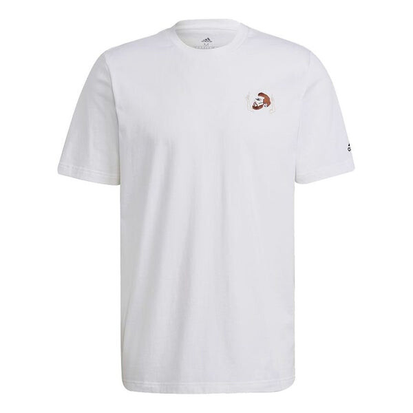 

Футболка messi icon emb soccer/football casual sports short sleeve white Adidas, белый