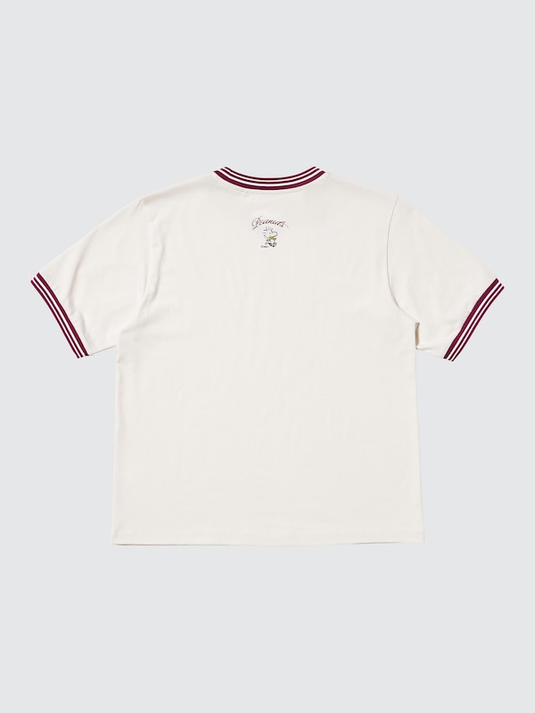 Футболка UT с графикой Peanuts Uniqlo, 01 off white — фото 4
