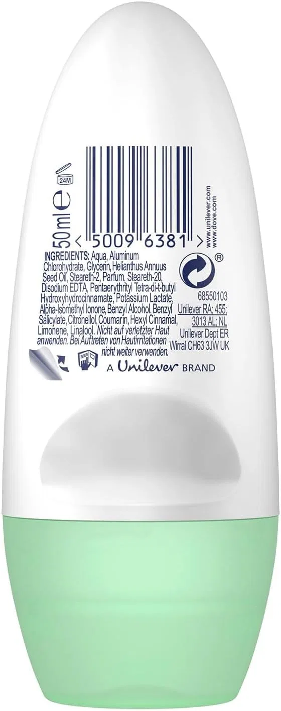 Дезодорант-ролик «Огурец и зеленый чай» 6 шт. по 50 мл от Dove Go Fresh Dove — фото 3