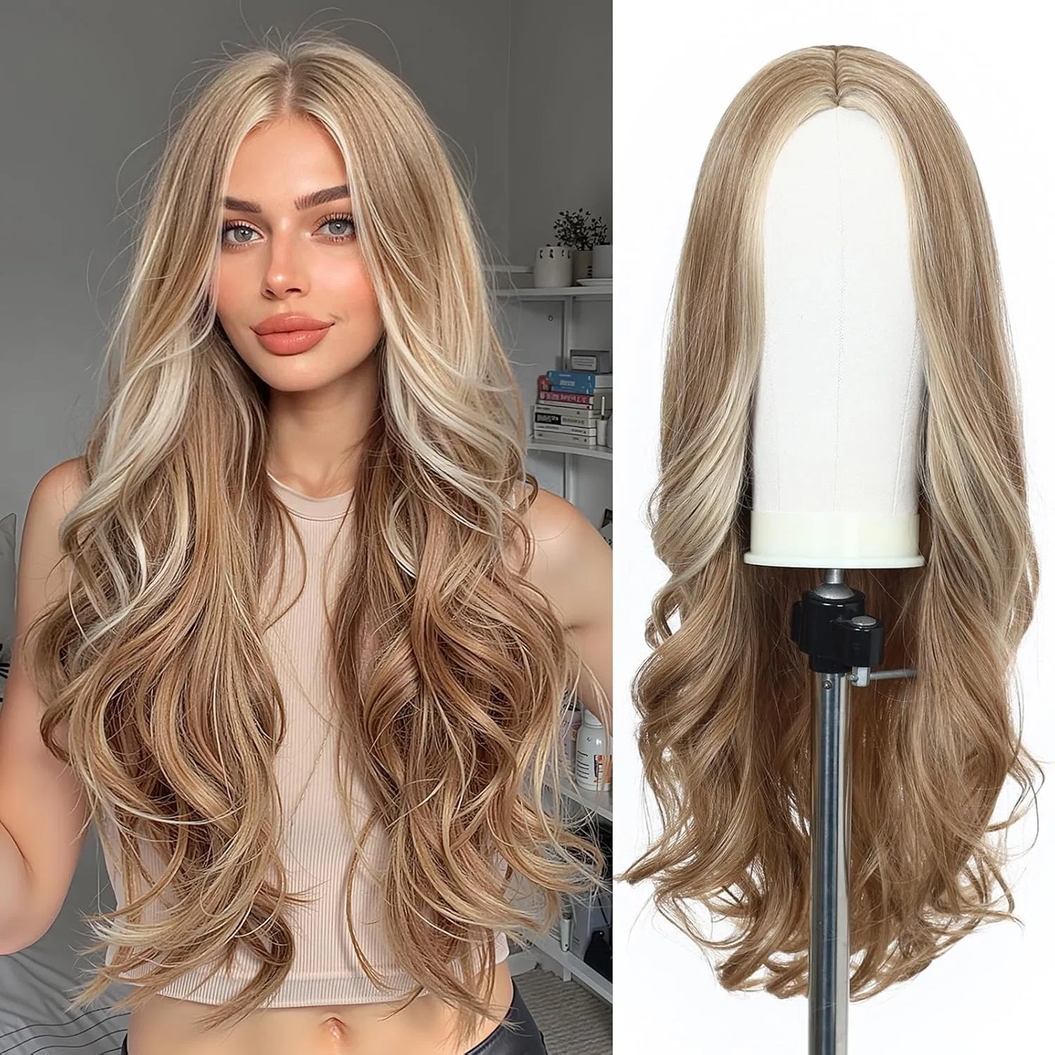 Женский парик кудрявый 61 см от Esmee Esmee, Honey Blonde