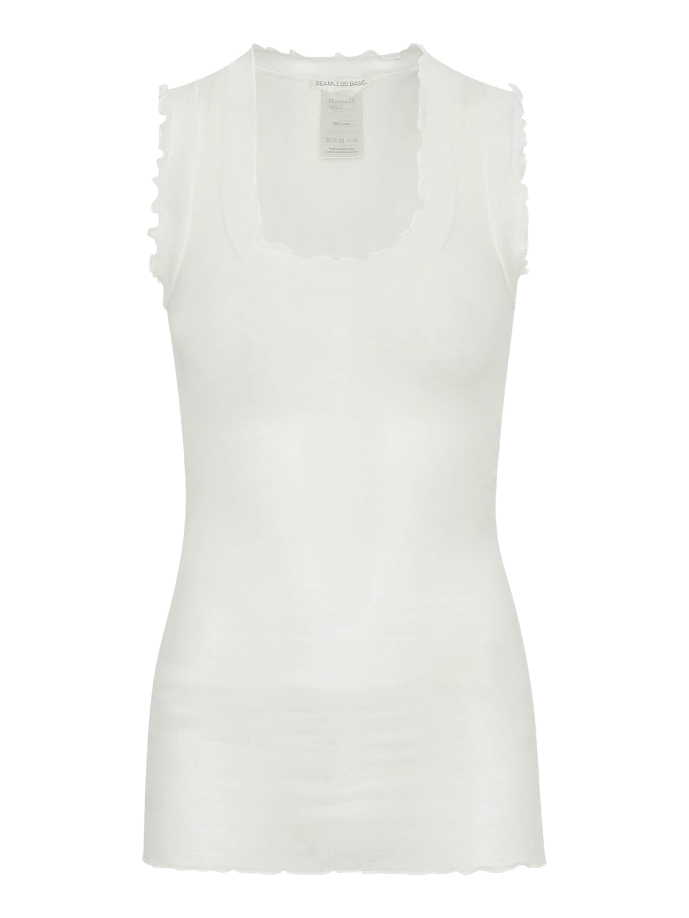 

Seamless Basic Топ 'Flounce' в цвете Off White
