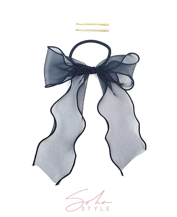 

Набор из 2 миниатюрных невидимок в форме морской звезды с искусственным жемчугом и бантиком из шифоновой проволоки Soho Style, multi