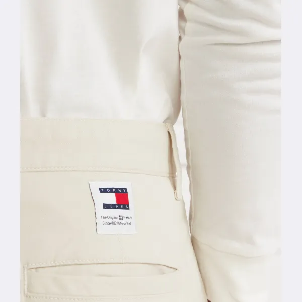 Брюки карго узкого кроя Tommy Hilfiger, бежевый — фото 4