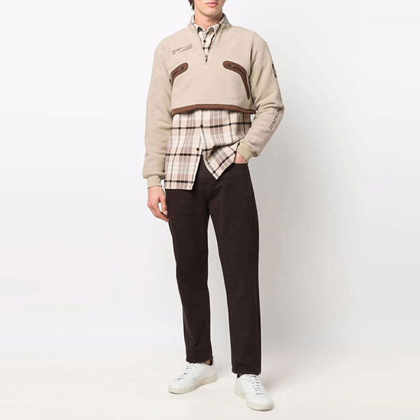 Толстовка Nike x Travis Scott Crossover Pullover 'Beige Brown', мультиколор — фото 2