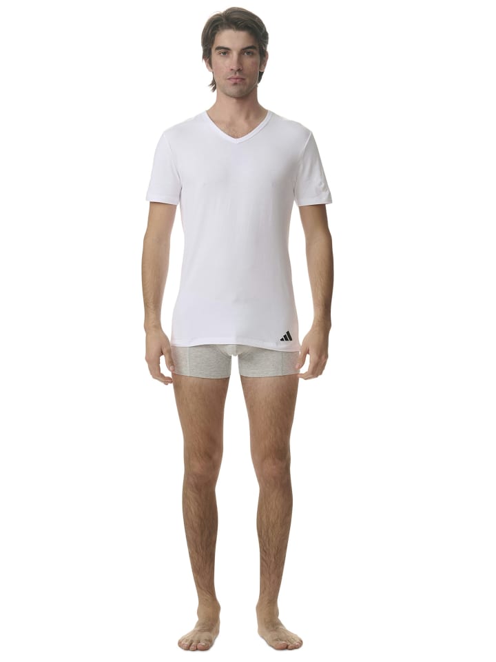 Футболка Active Flex Cotton белого цвета adidas — фото 2