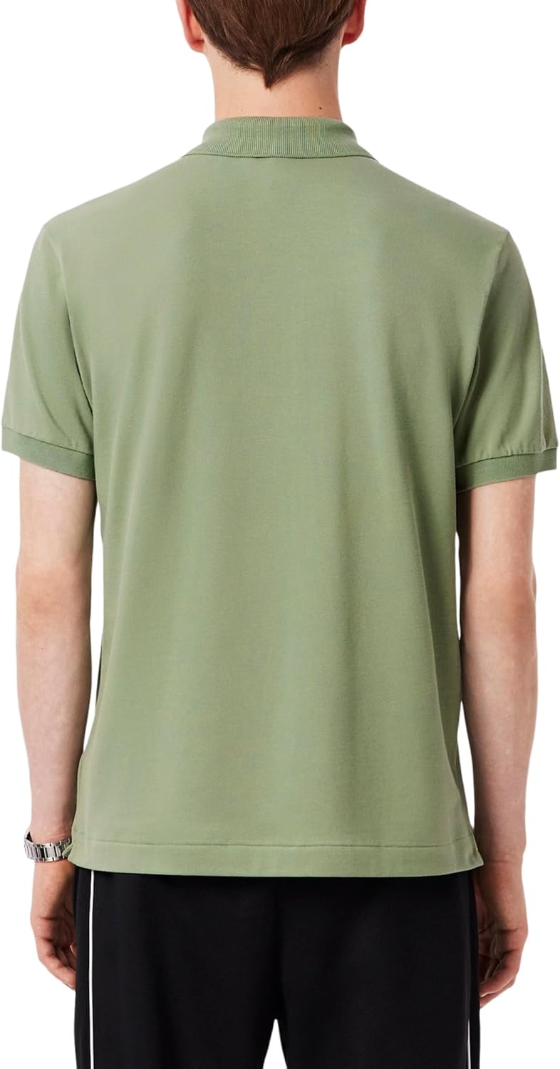 Мужская поло Lacoste Classic Fit L.12.12 из легкого пике, Thyme — фото 3
