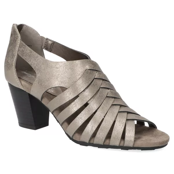 Женские босоножки Vanni на блочном каблуке Easy Street, цвет pewter
