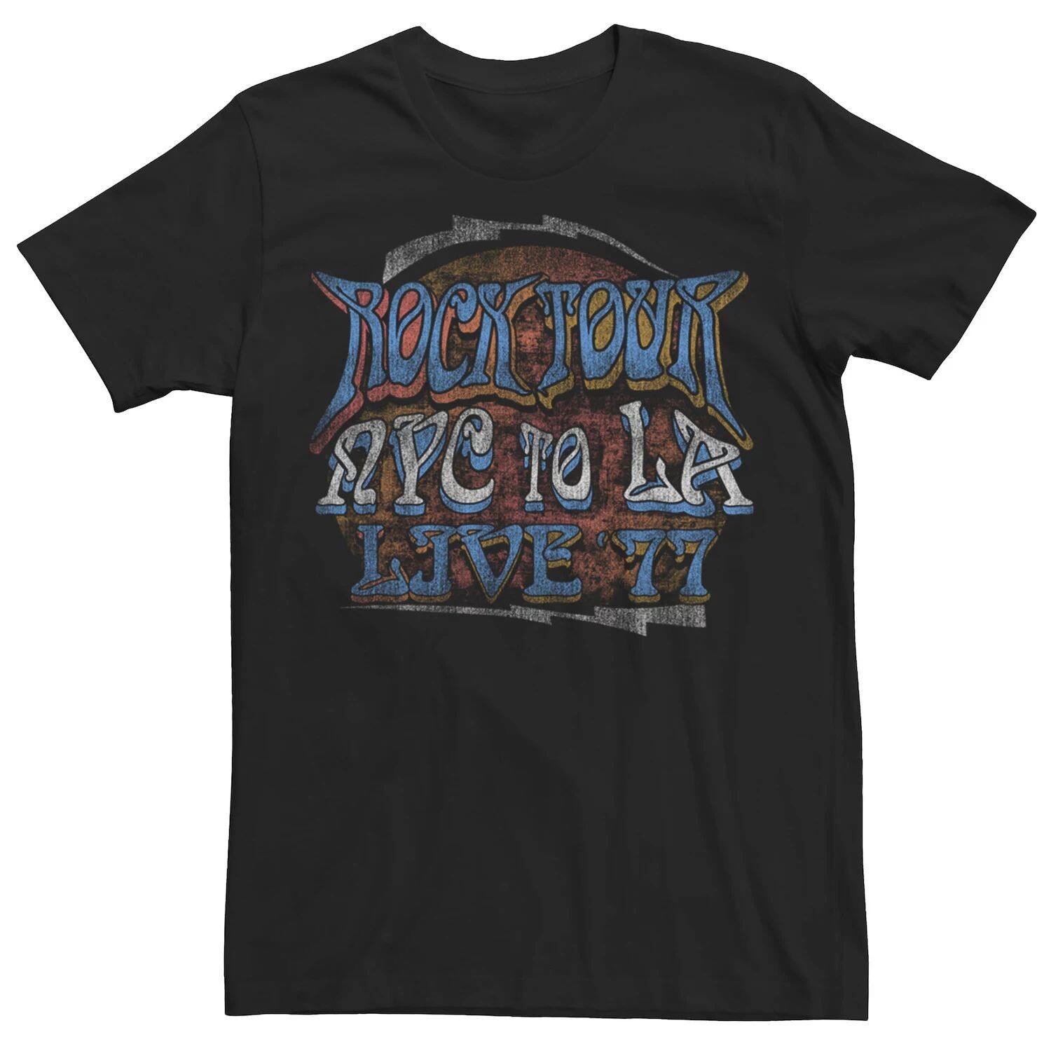 

Мужская футболка Trendy Live 77 Vintage Rock Tour Licensed Character