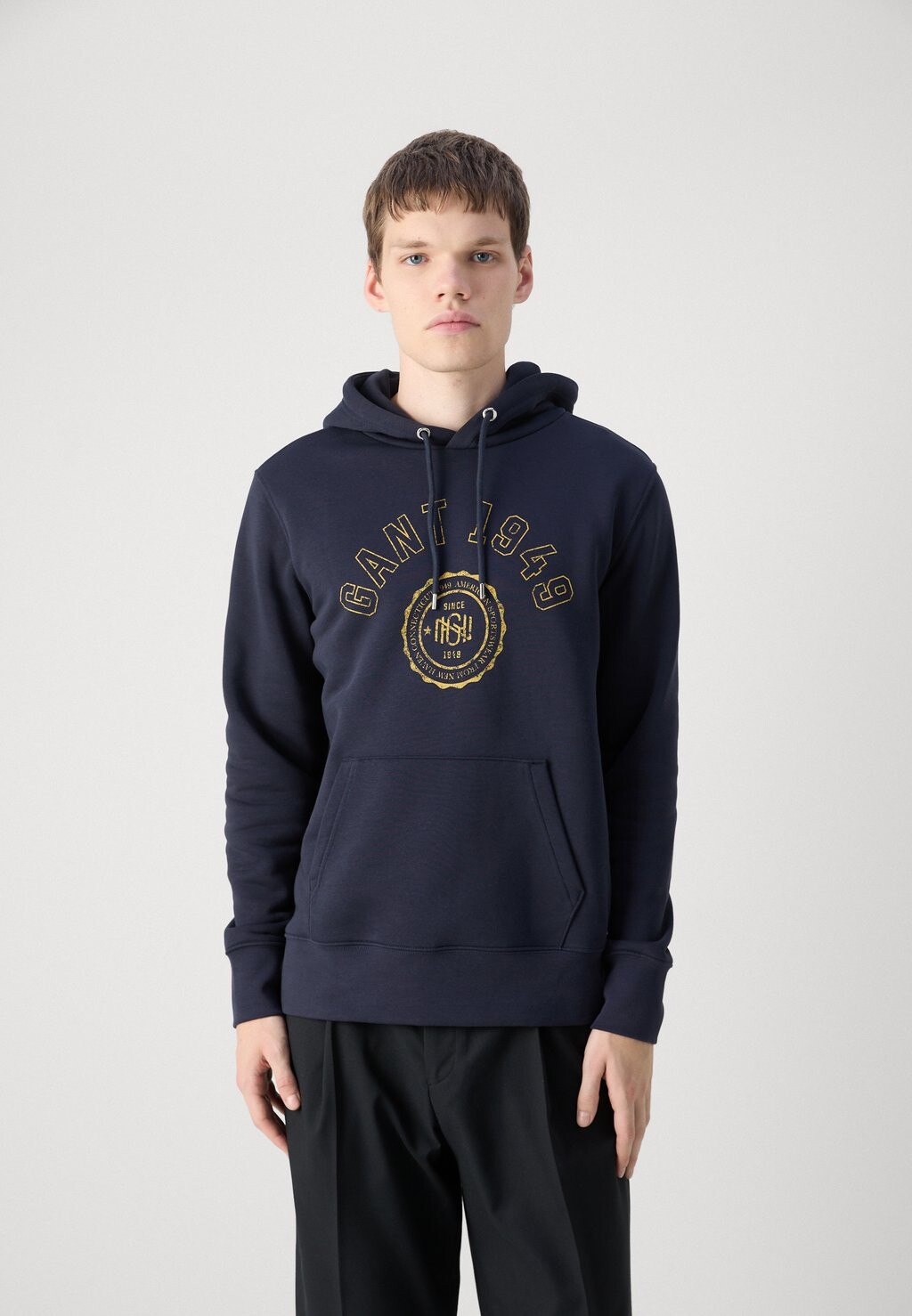 

Толстовка с капюшоном GRAPHIC HOODIE GANT, темно-синий