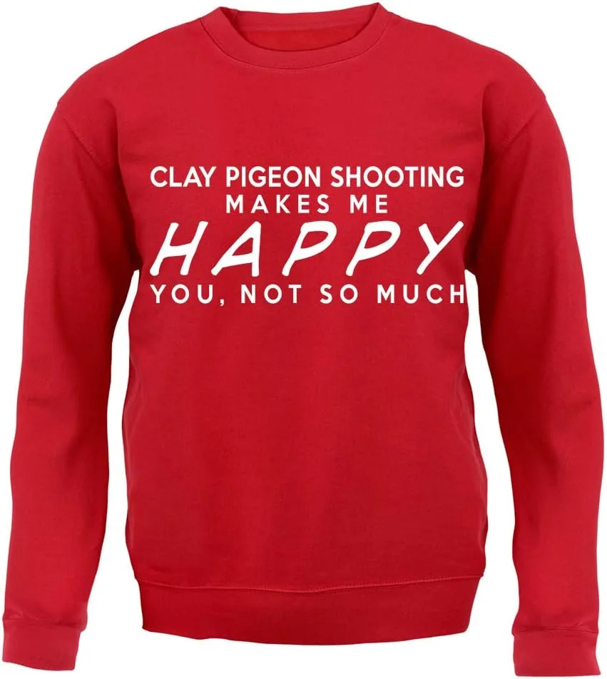 

Свитер Unisex Crewneck "Clay Pigeon Shooting Makes Me Happy" Dressdown