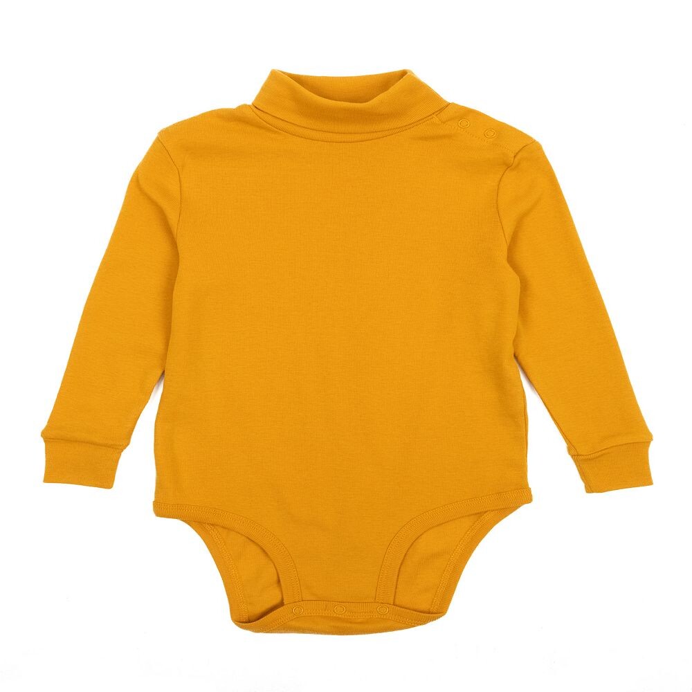 

Боди с водолазкой Leveret в стиле бохо, сплошной цвет, цвет Mustard