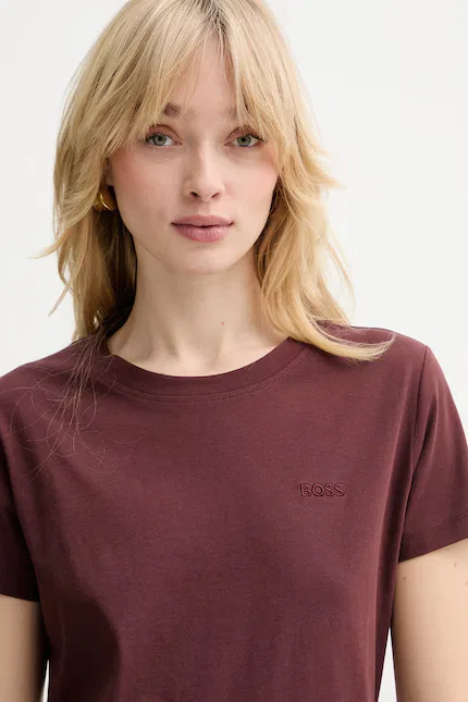 Футболка с коротким рукавом базовая C Esogo BOSS Orange, коричневый — фото 4