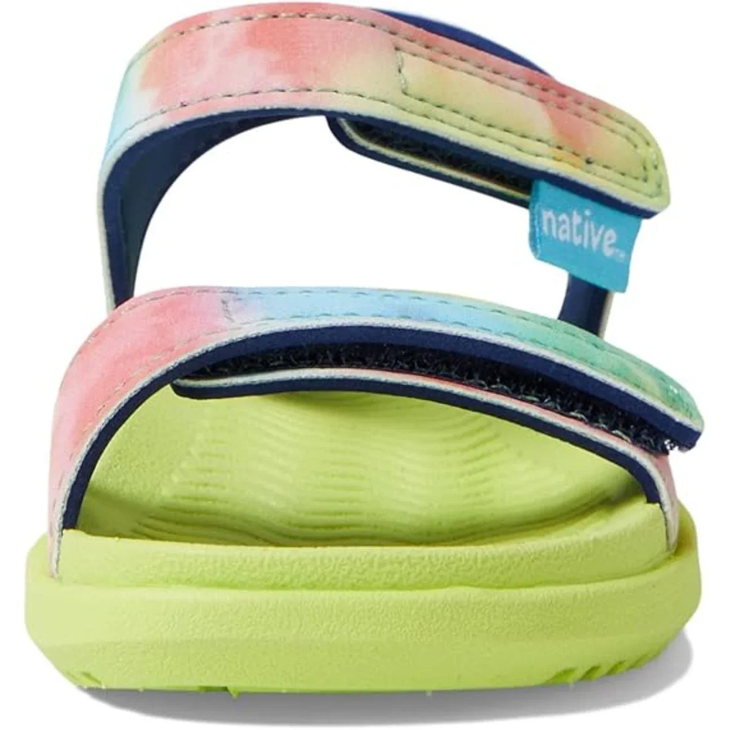 Детские сандалии Native Shoes Charley Sandal Celery Green Sugarlite Tie Dye Print ZOGG2351 — фото 3