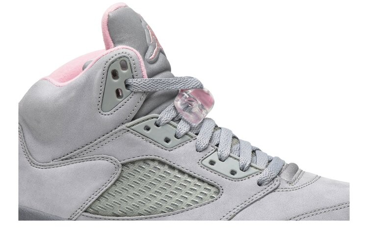 Кроссовки Air Jordan Wmns Air Jordan 5 Retro 'Stealth', серебряный — фото 2