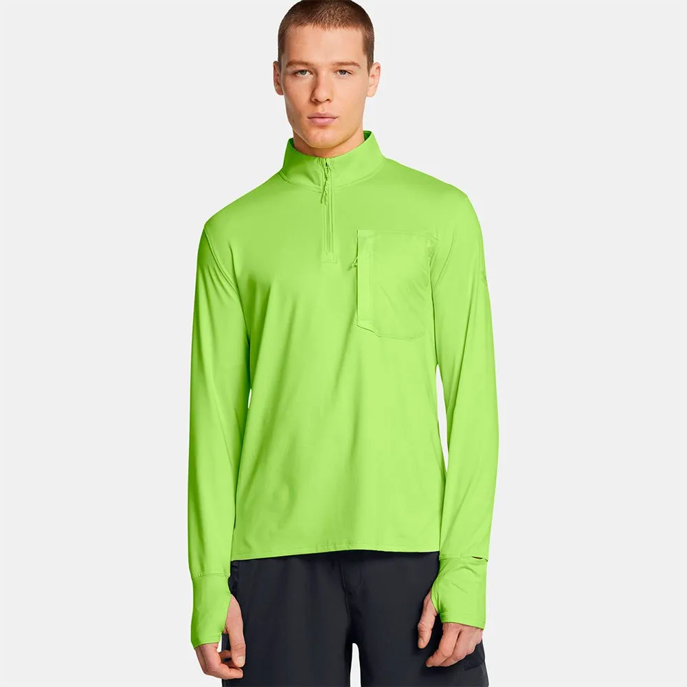 

Толстовка Under Armour Trail Run half zip, зеленый