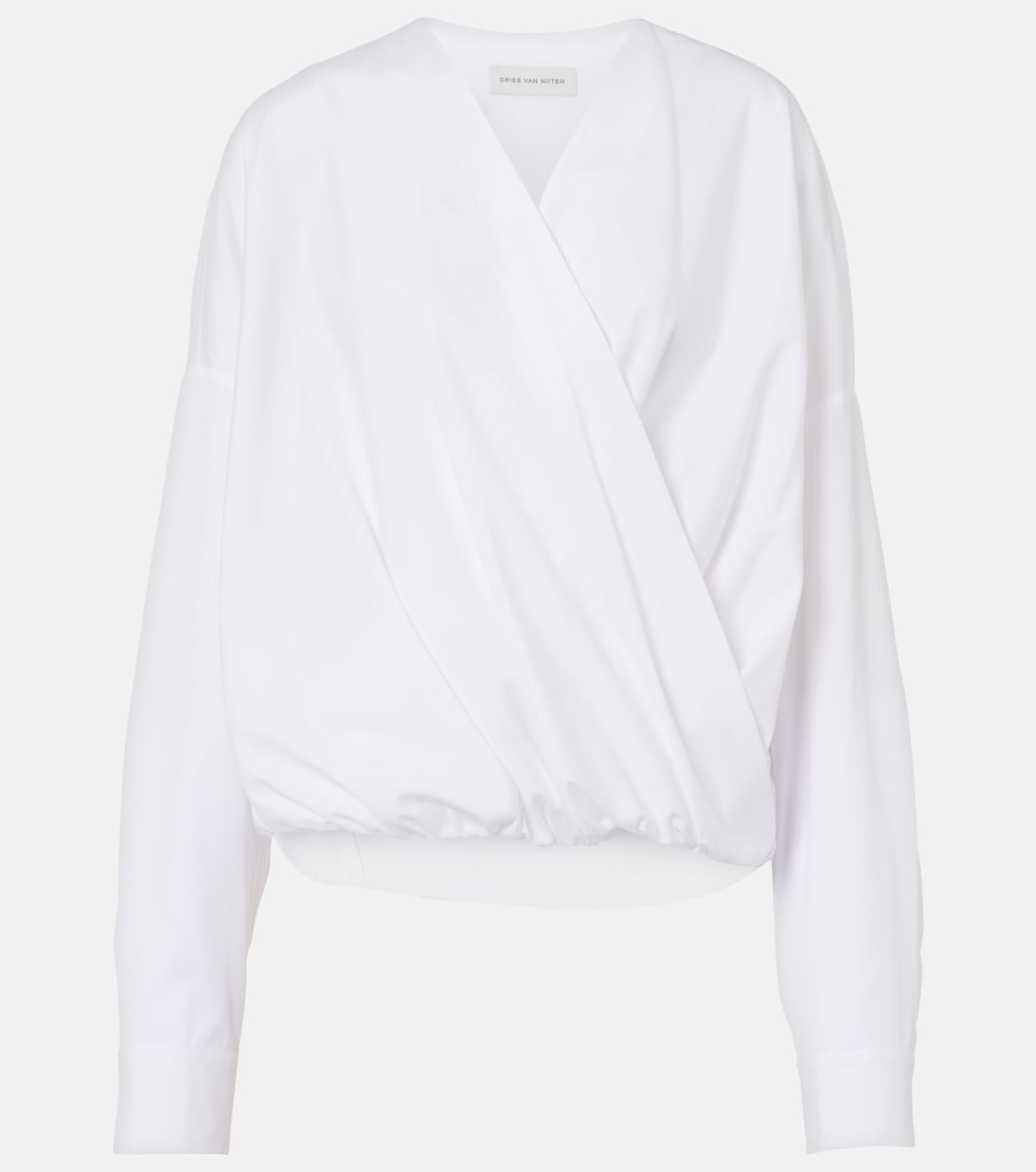 

Хлопковый топ Dries Van Noten, белый
