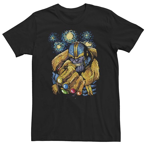 

Футболка с принтом "Перчатка Таноса в звездную ночь" Big & Tall Marvel