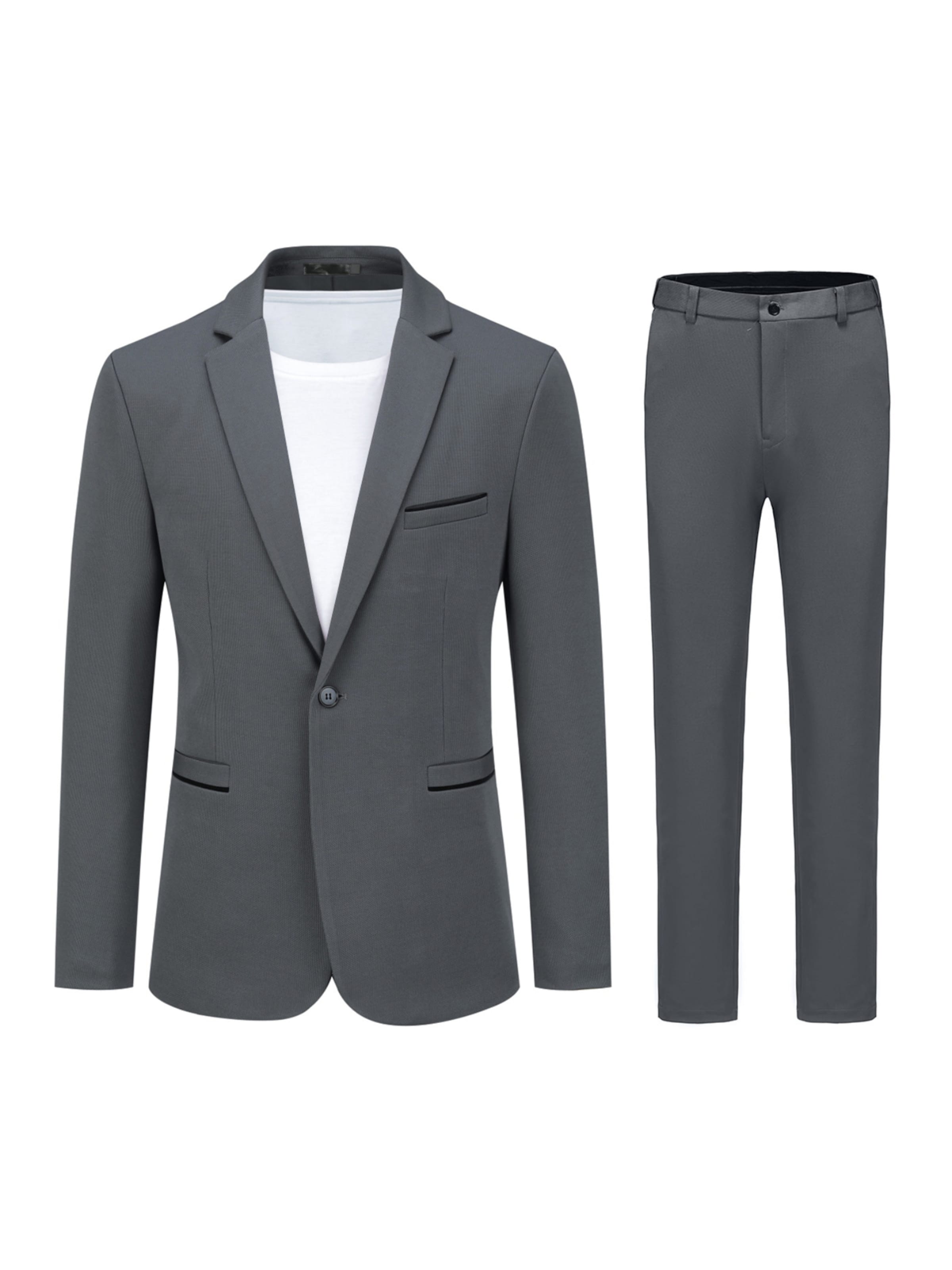 

Youthup Костюм Slim fit в темно-сером цвете