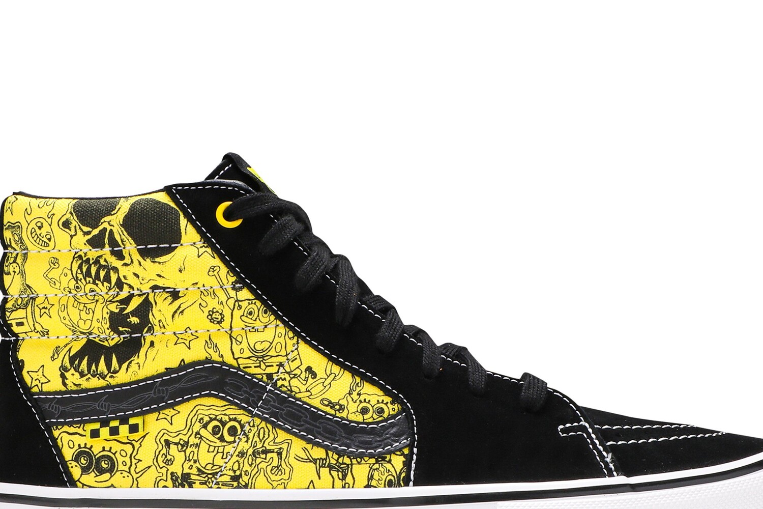 Кроссовки Mike Gigliotti x SpongeBob SquarePants x Skate Sk8-Hi Vans, желтый — фото 2
