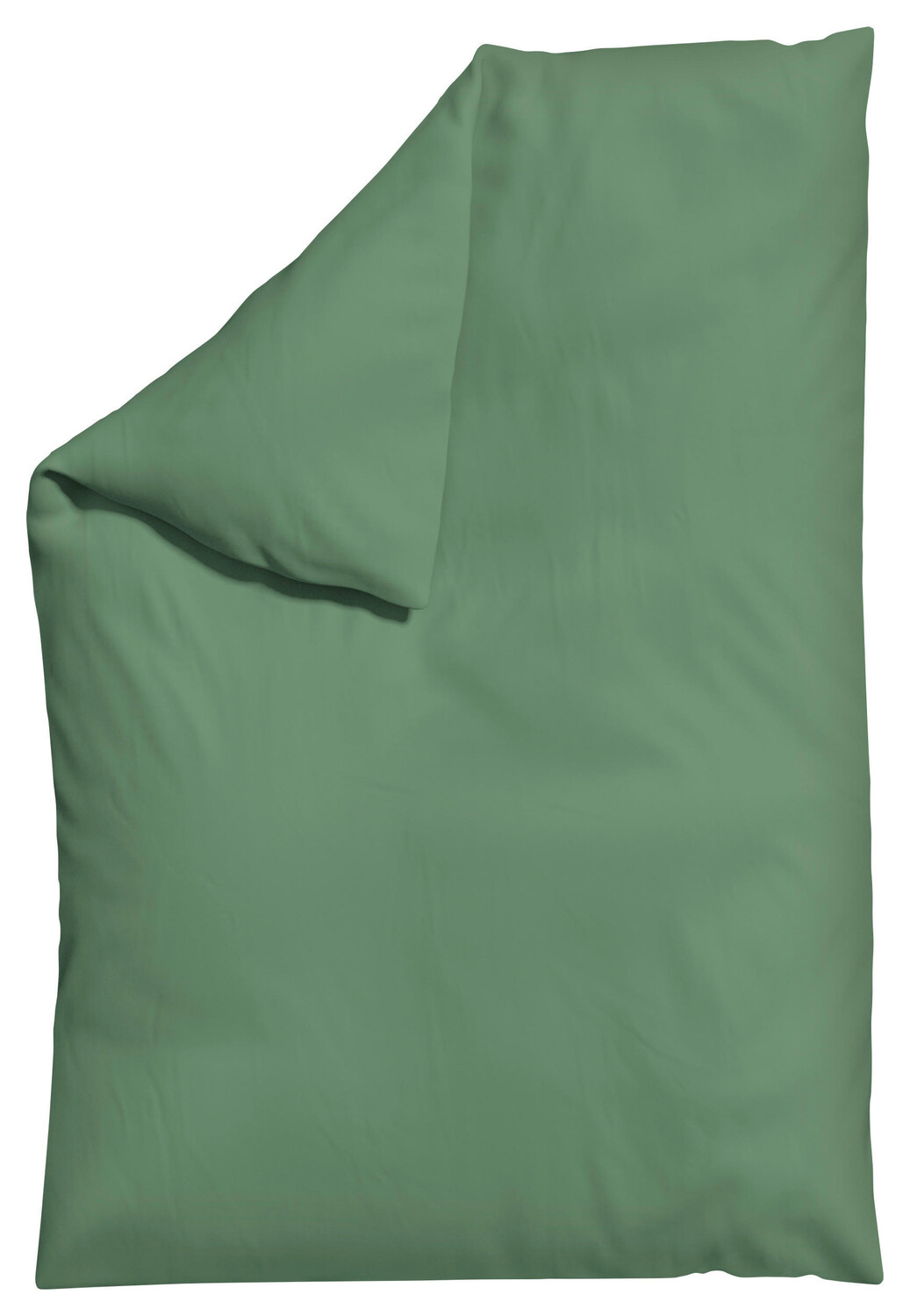 

Пододеяльник Schlafgut, 135-140x200 см, зеленый