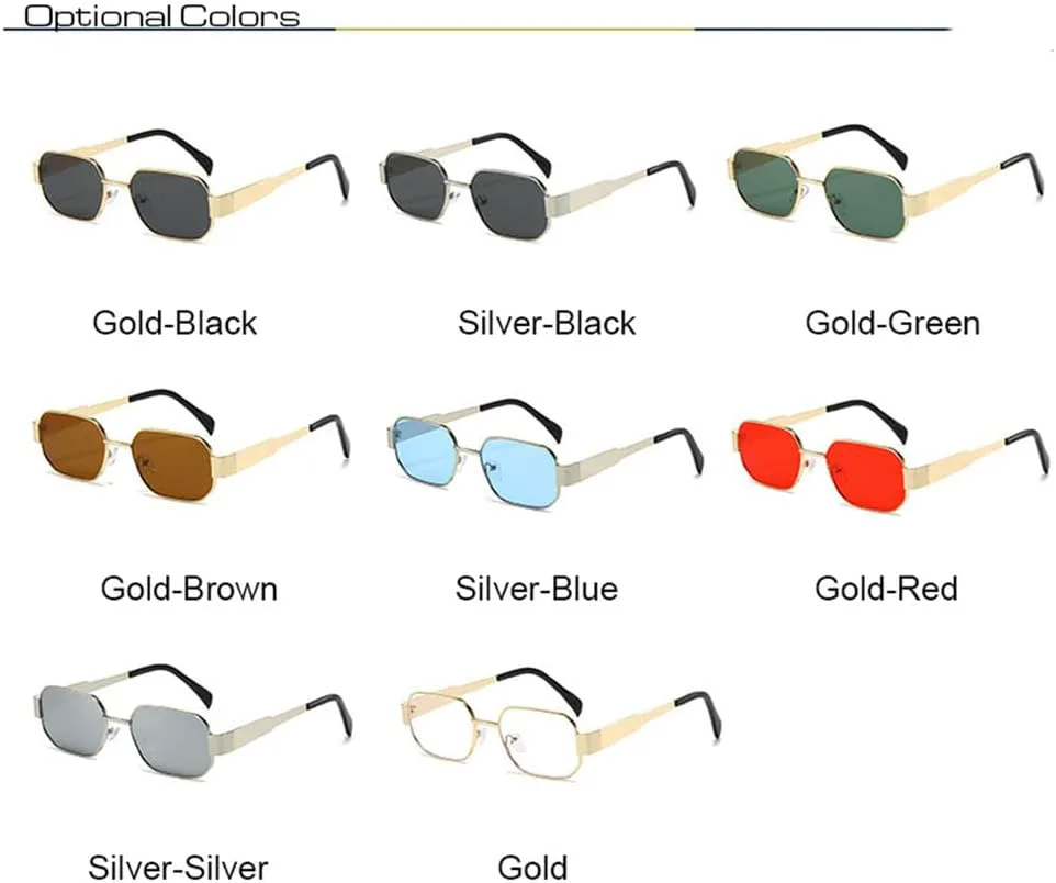 

Солнцезащитные очки UV400 с металлическим корпусом, компактной оправой, ярких цветов, для женщин и мужчин, для бега и активного отдыха generic, Silver-silver