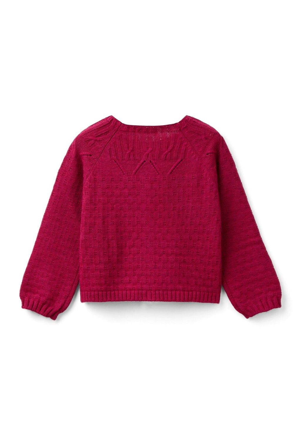 

Кардиган WITH STITCH PATTERN United Colors of Benetton, сирень