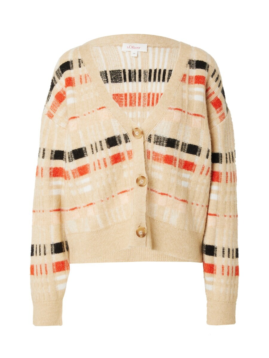 

Вязаный кардиган s.Oliver Knit Cardigan, цвет beige/sand