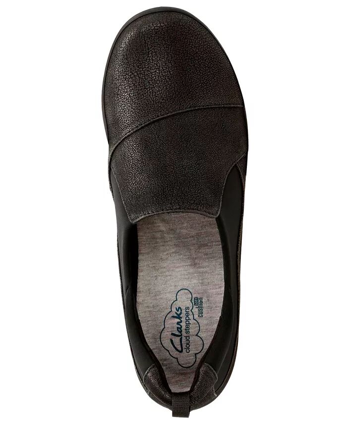 Женские туфли на плоской подошве Cloudsteppers Sillian Paz Clarks, черный — фото 4