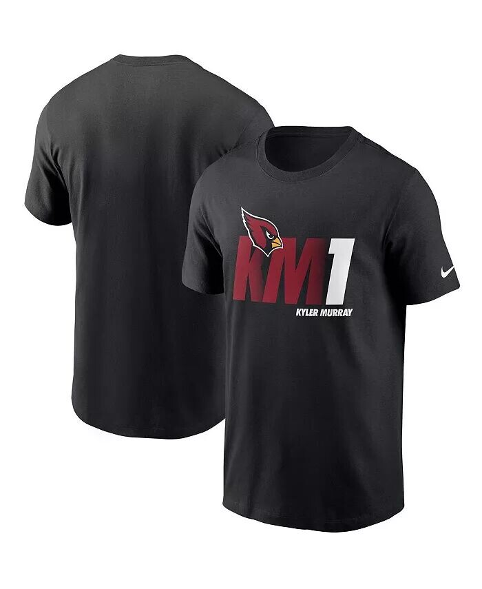 

Мужская черная футболка с рисунком игрока Kyler Murray Arizona Cardinals Nike