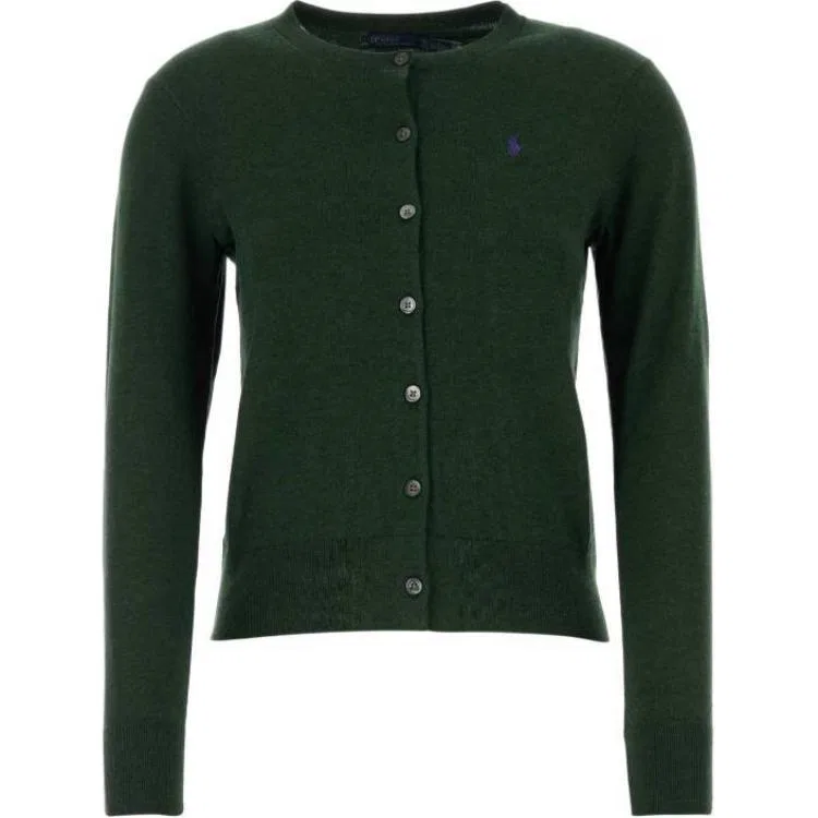 Кардиган с вышивкой пони Polo Ralph Lauren темно-зеленый