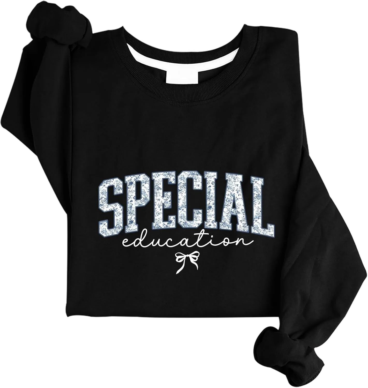 

Свитшот для учителя специального образования с бантом Vordaciy