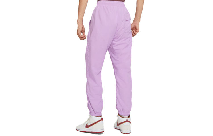 Спортивные брюки Men's Nike Logo Pattern Loose Bundle Feet Sports Pants/Trousers/Joggers Purple CW7716-589 — фото 2