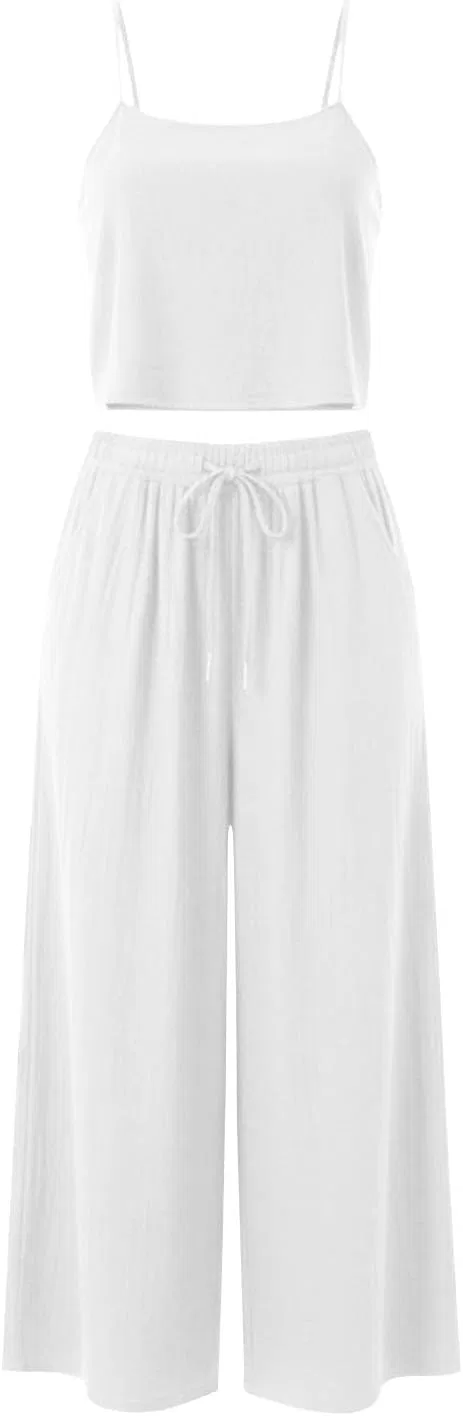 Джинсы Two Piece Set, White — фото 4