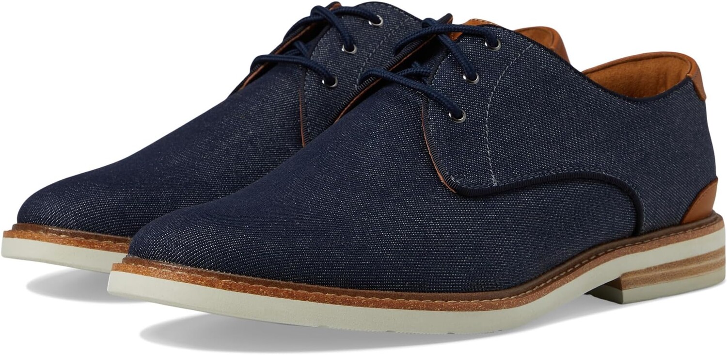 

Оксфорды Highland Canvas Plain Toe Oxford Florsheim, цвет Navy Canvas/White Sole