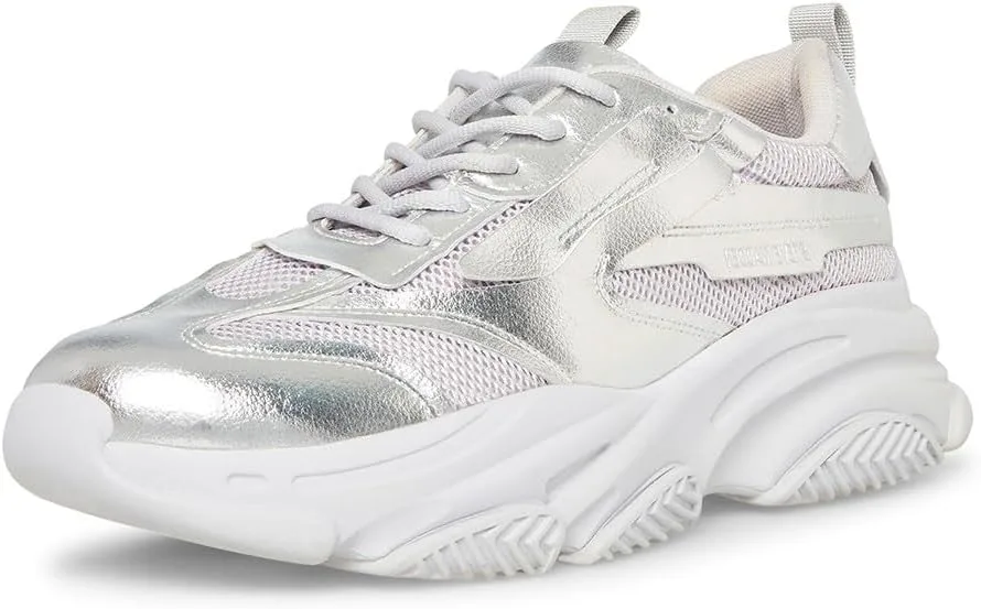 Мужские кроссовки Steve Madden Possess, серебристый