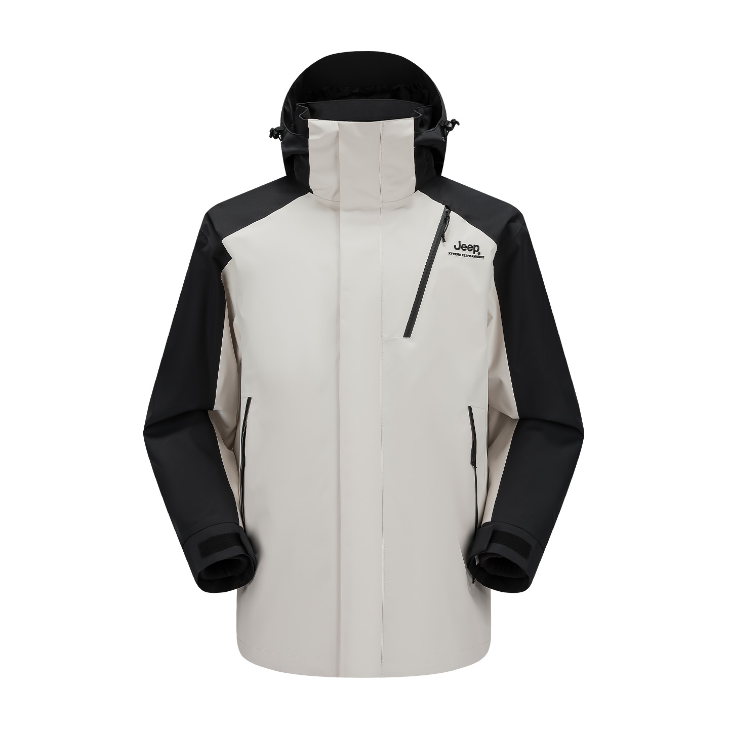 

Ветровка термо Waterproof, Windproof, Abrasion Resistant унисекс Jeep, mist серый/phantom moon черный