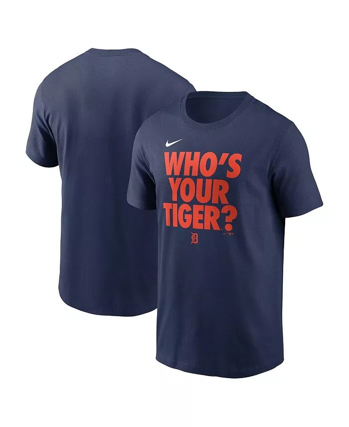 

Мужская темно-синяя футболка Detroit Tigers Rally Rule Nike