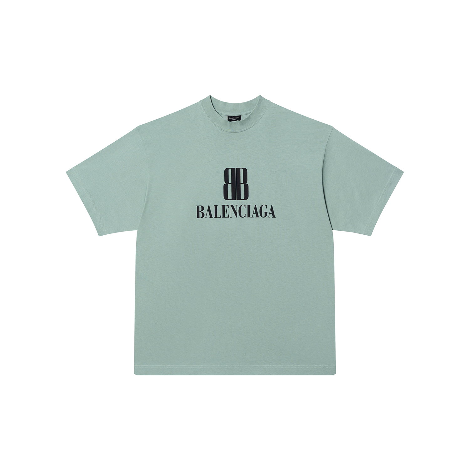 Футболка Nano Bb с логотипом Balenciaga, зеленый