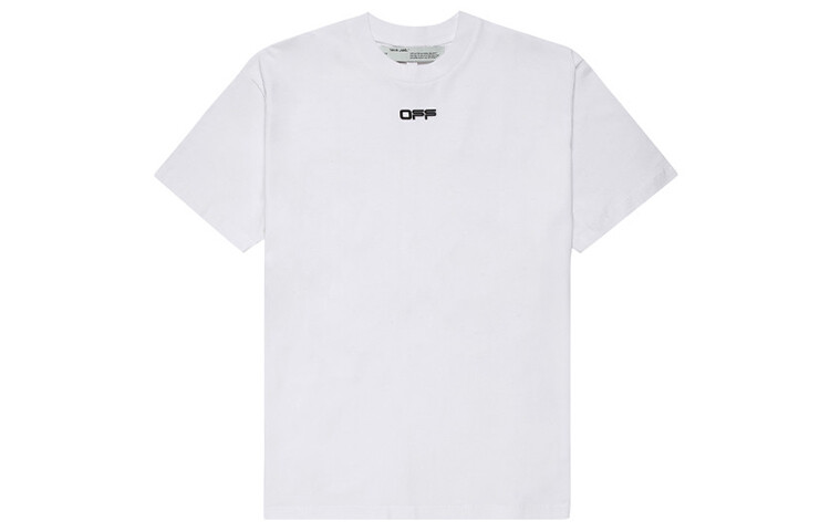 Футболка свободного кроя с принтом Airport Tape Off-White — фото 2